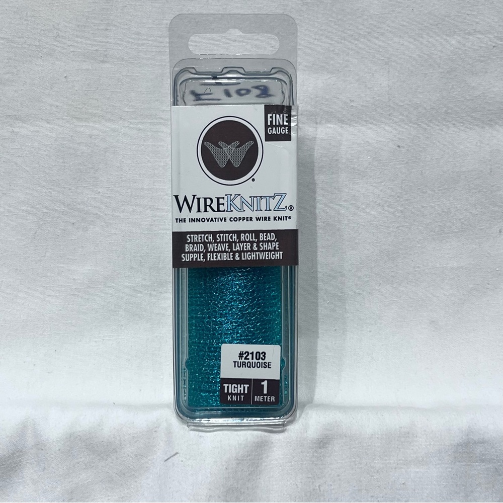 WireKnitZ Turquoise Fine Gauge, Tight Knit Wire